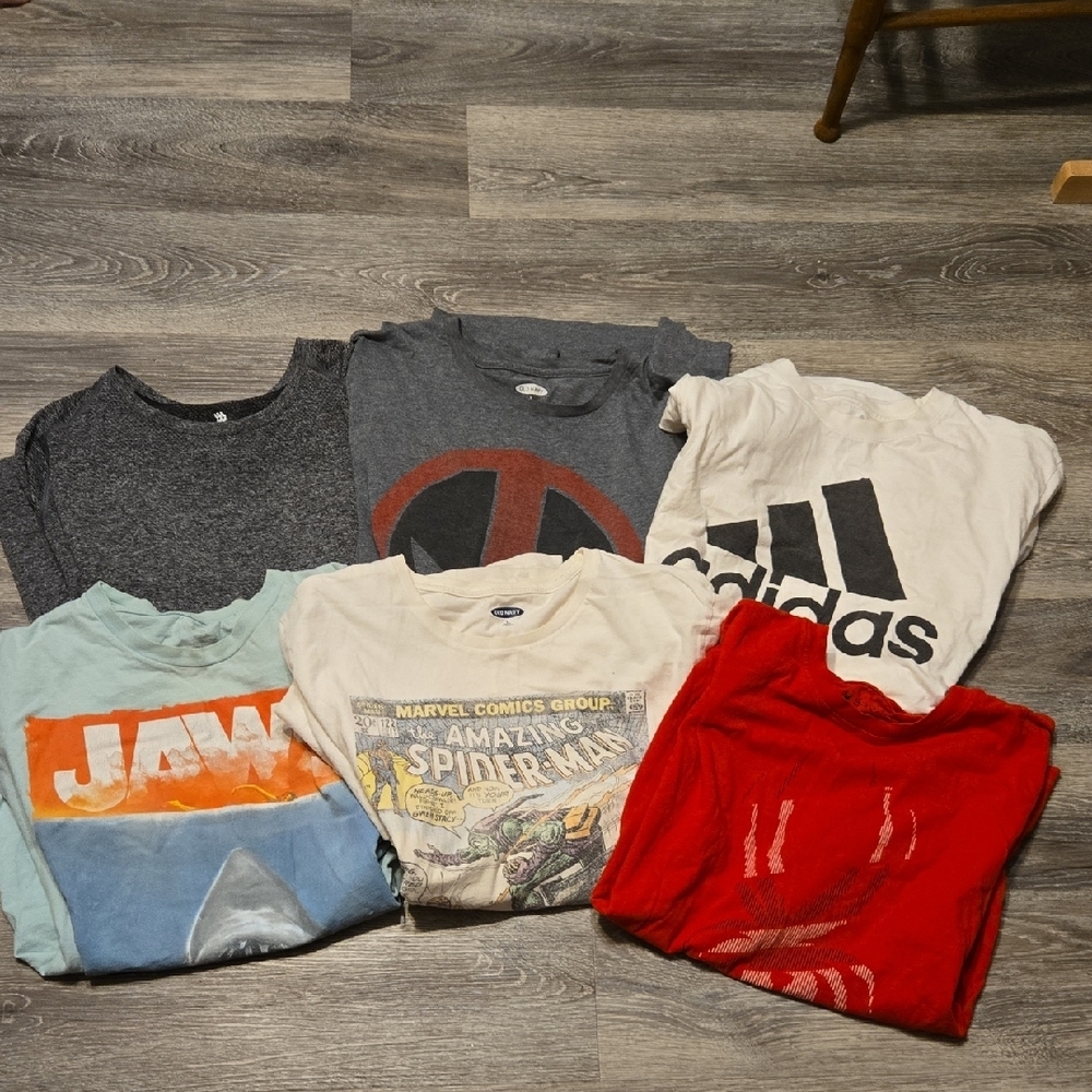 Lot Of 6 Mens Size Large SS Tees